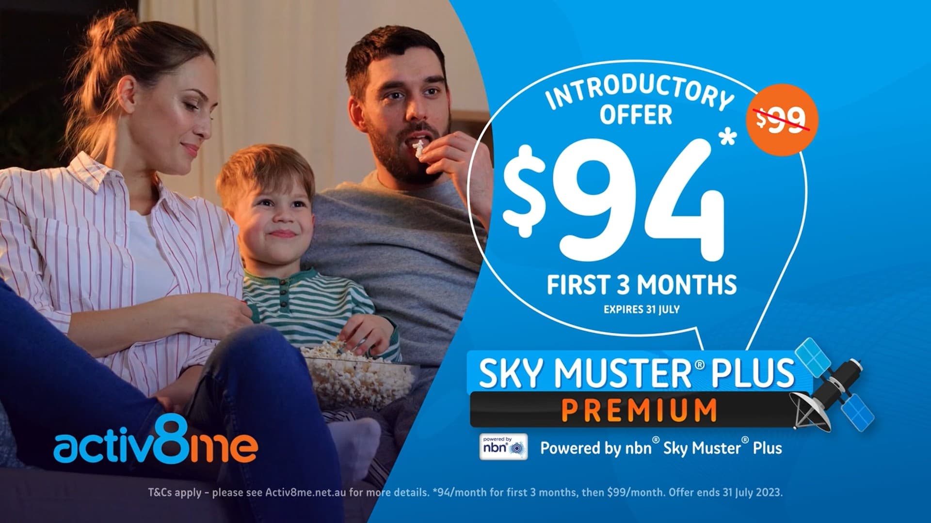 Sky Muster plus Premium introductory offer