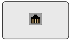An ethernet wall port